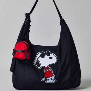 BAGGU UO Exclusive Joe Cool Embroidered Nylon Shoulder Bag